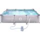 8. Rechteckiger Rahmenpool mit leistungsstarker Filterpumpe 300 x 207 x 66 cm 17771EU