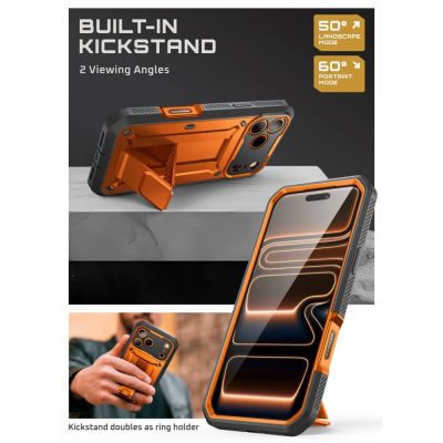 5. Supcase Unicorn Beetle Pro Hülle für iPhone 17 Pro Max – Orange