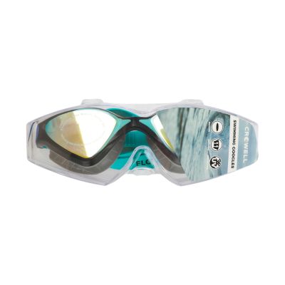3. Crowell GS20 Flo Mirror Grau-Grüne Schwimmbrille