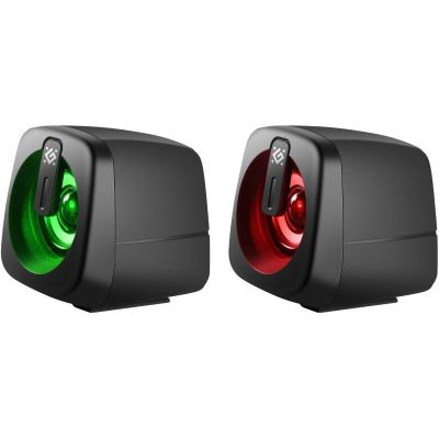 3. DEFENDER PC-Lautsprecher J1 2.0 6 W LED USB Schwarz 65961
