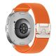 2. Tech-Protect Nylon-Armband mit Verschluss für Samsung Galaxy Watch 40/44/46 mm – Orange