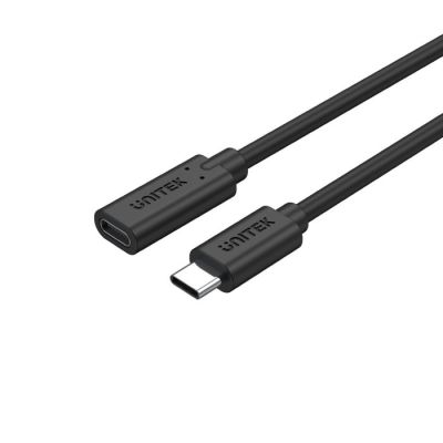 UNITEK USB-C-Verlängerungskabel 10 Gbit/s, 4K 60 Hz, PD 100 W, 1,5 m, C14086BK-1,5 m
