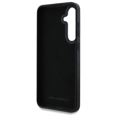 6. Karl Lagerfeld 3D Rubber Karl&Choupette Hülle für Samsung Galaxy S24 FE - Schwarz