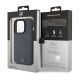8. Mercedes Smooth Leather MagSafe Hülle für iPhone 15 Pro – Marineblau