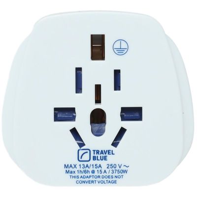 2. TRAVEL BLUE UNIVERSAL-REISEADAPTER WELT -> SCHUKO