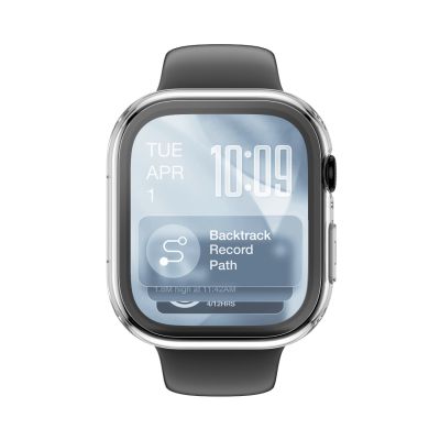 2. AmazingThing Radix Displayschutzfolie aus Glas mit Hülle für Apple Watch Series 11 46 mm – Transparent
