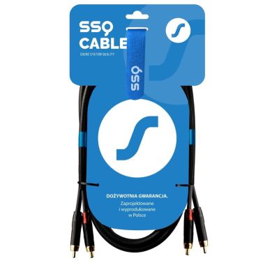 SSQ RCARCA2 - 2xRCA-Kabel - 2xRCA 2 Meter