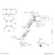 15. Neomounts DS70-256BL1 Monitorhalterung/Ständer 144,8 cm (57") Schreibtisch Schwarz