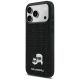 2. Karl Lagerfeld Strass-Hülle mit Karl&Choupette-Motiv für iPhone 17 Pro Max – Schwarz