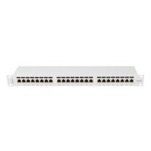 LANBERG Patchpanel, 24 Ports, 1 HE, 19 Zoll, CAT.6A, FTP, Grau, PPSA-1024-S