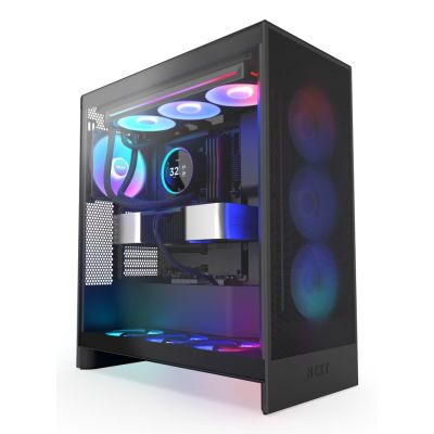 6. NZXT Kraken Elite 360 RGB Prozessor All-in-One Flüssigkeitskühler 12cm Schwarz 1 Stück.