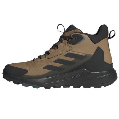 2. Adidas TERREX Anylander Mid RAIN.RDY Wanderschuhe – Karton/Schwarz/Olivgrün, Größe: 44
