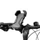 4. Wozinsky starker Handyhalter für Fahrrad-, Motorrad-, Rollerlenker, schwarz (WBHBK6)