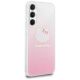 4. Hello Kitty IML Gradient Electrop Kitty Head Hülle für Samsung Galaxy A55 – Rosa