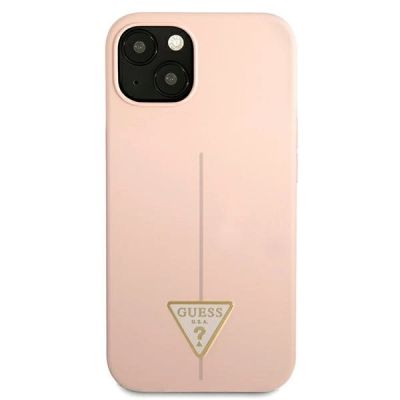 3. Guess GUHCP13SSLTGP iPhone 13 mini 5.4" pink/pink Hardcase Silikon Dreieck