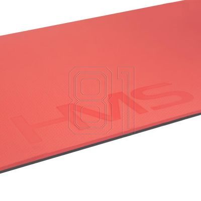 22. HMS Premium MFK03 Rot-Schwarze Club Fitnessmatte mit Löchern 