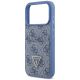 6. Guess 4G Nauble Card Triangle Hülle für iPhone 18 Pro / 17 Pro – blau