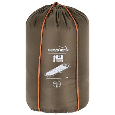 5. Mumien-Schlafsack XXL 230x80/50CM Khaky Redcliffs