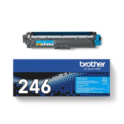 3. Brother TN-246C Tonerkartusche, 1 Stück, Original Cyan
