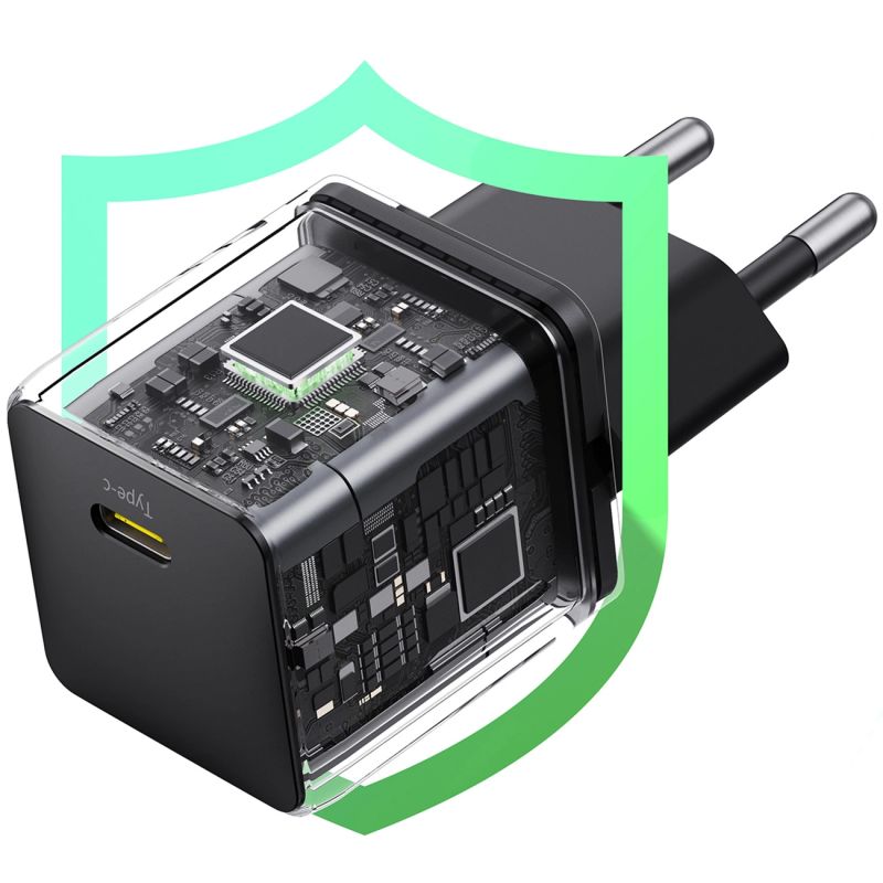 9. Baseus Palm 20W USB-C Wandladegerät - Schwarz