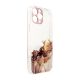2. Marble Case Cover für Samsung Galaxy A12 5G Gel Cover Marble Brown