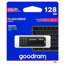 GoodRam UME3 UME3-1280K0R11 USB-Stick (128 GB; USB 3.0; schwarz)