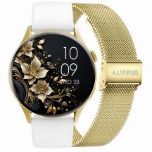 Smartwatch Gravity Gold Strap + Bracelet GT11-2