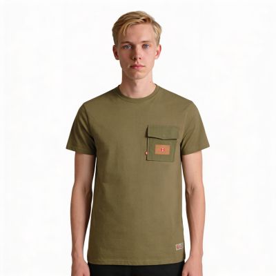 5. Canadian Peak JOSSEAK KAKI RM HERREN 254 T-Shirt (RBMSZ1300H/CP-KAKI)
