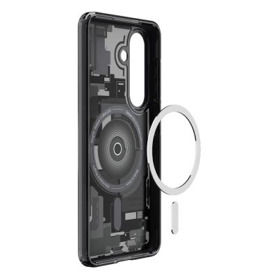 4. Spigen Ultra Hybrid Mag MagSafe Hülle für Samsung Galaxy S26+ Zero One - Transparent Schwarz