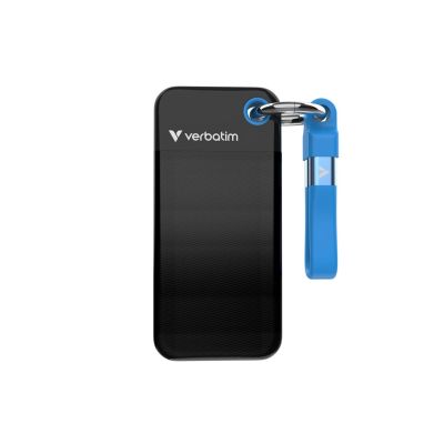 6. Verbatim Pocket SSD 1 TB USB 3.2/Blau (Einzelhandel)