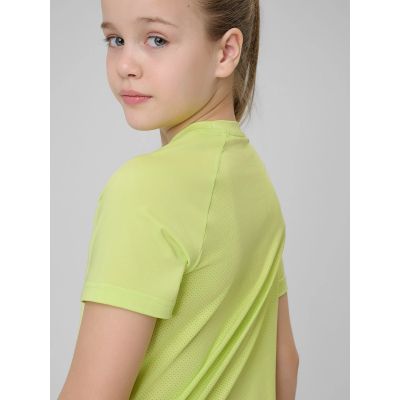 5. Schnelltrocknendes Sport-T-Shirt für Mädchen 4F 4FJRSS26TFTSF2386-45S