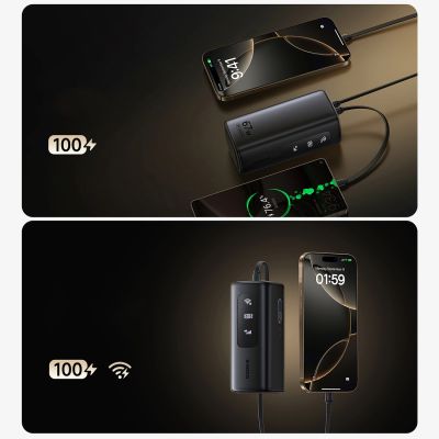 14. Baseus EnerGeek GX11 MiFi 20000mAh 67W Powerbank mit WLAN-Funktion - Schwarz