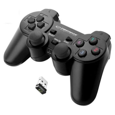 5. Esperanza EGG108K Wireless Gamepad (PC, PS3; schwarz)