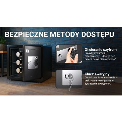 13. Extralink Lock Star M-30 Mechanischer Kombinationstresor