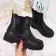 Big Star W II274101 isolierte Chelsea-Boots, schwarz 