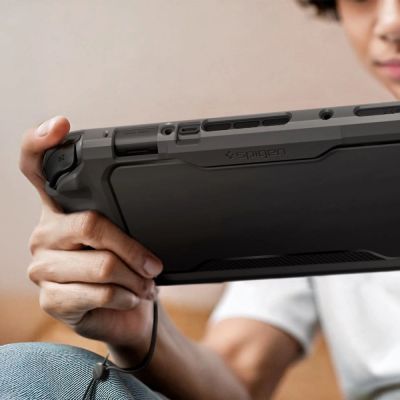 11. Spigen Rugged Armor Case für Nintendo Switch 2 - Mattschwarz