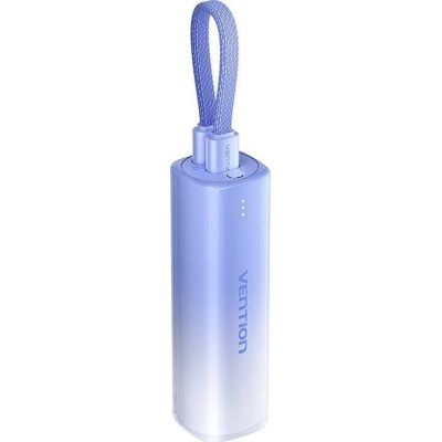 Vention 20W PD USB-C Lightning 5000 mAh Powerbank, blauer Farbverlauf