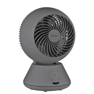 4. Midea Ventilator | MFT302R0BPK | Tischventilator | Dunkelgrau | 3 Geschwindigkeitsstufen | Oszillationen