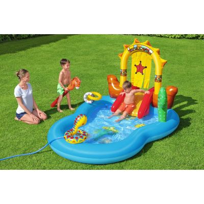27. Bestway 53118 aufblasbarer Spielplatz 264x188x140cm