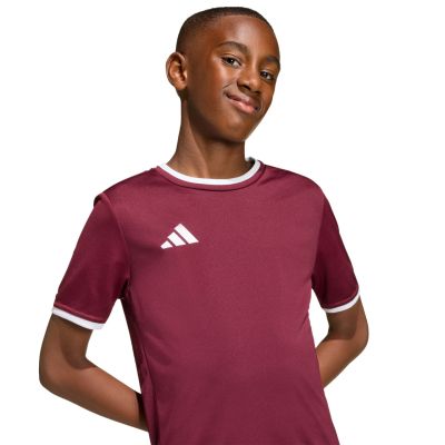 7. adidas Entrada 26 Jersey burgunderrotes Kinder-T-Shirt JZ2530