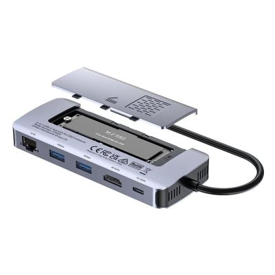 3. UNITEK ACTIVE HUB USB-C 10 Gbit/s, M.2, HDMI, PD 100 W