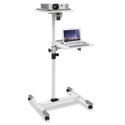 2. TECHLY PROJEKTORTISCH HOCH WEISS