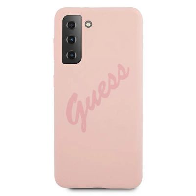 3. Guess GUHCS21MLSVSPI S21+ G996 pink/pink Hardcase Script Vintage