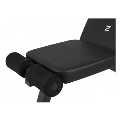 6. ZIPRO TEMPO Power/Basic Ständer mit verstellbarer Rückenlehne für Fitnessstudio und Heimgebrauch, Schwarz