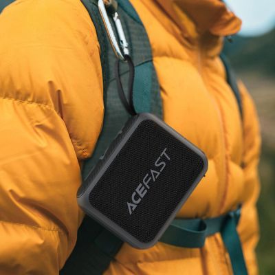 7. Acefast K4 Go Bluetooth 5.4 Mini-Funklautsprecher – Schwarz