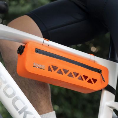 4. Rockbros AS-140 ROAD TO SKY wasserdichte Rahmentasche 1,7 l - orange