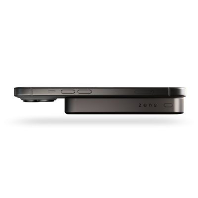 5. ZENS Slim Qi2 Aluminium Powerbank - 10000 mAh magnetische Powerbank kompatibel mit MagSafe und Qi2 (schwarz)