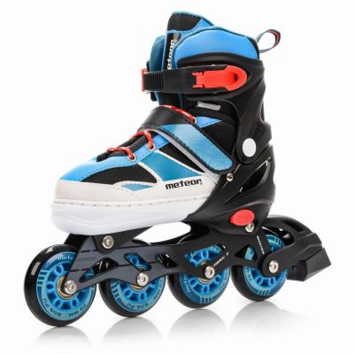 4. Meteor 2in1 Inv. L 38-41 blaue Rollschuhe