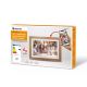 12. Denver-Fotorahmen mit FRAMEO 10,1" 16GB hellem Holz