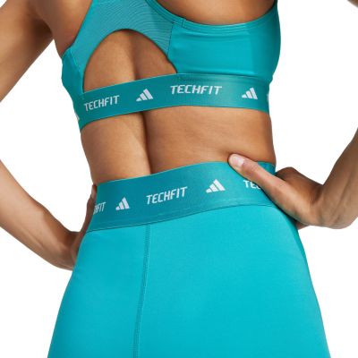 11. adidas Techfit Türkis Damen Shorts JW7561